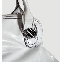 Accroche-sac Pois Blancs